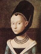 Petrus Christus Portrati of a Lady oil painting